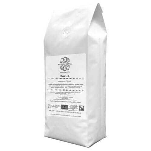 Bag of Mindful coffee beans