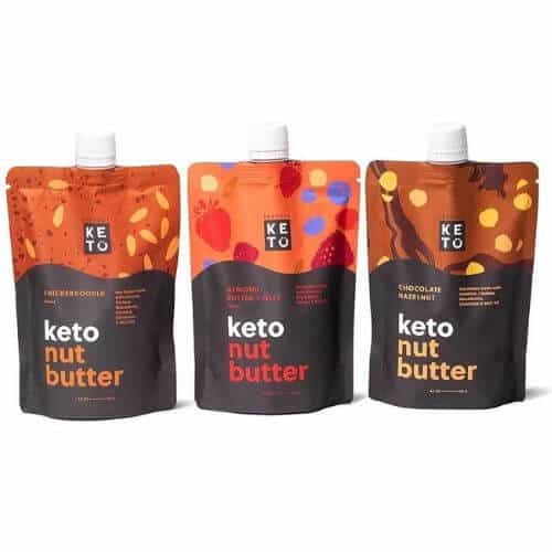 Perfect Keto Nut Butter squueze packets