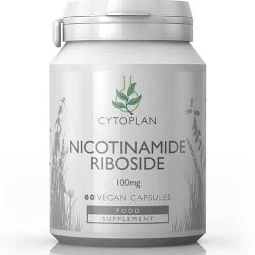 Bottle of Cytoplan nicotinamide riboside supplement