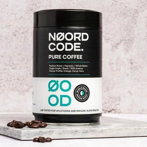 Tin of NoordCode Pure Coffee Beans